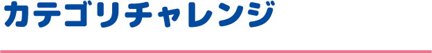 カテゴリチャレンジ