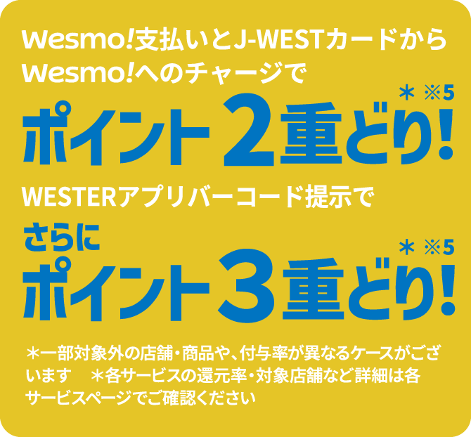 ポイント2重3重どり