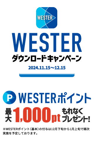 ポイントほぼ5倍 WESTERフェスタ！