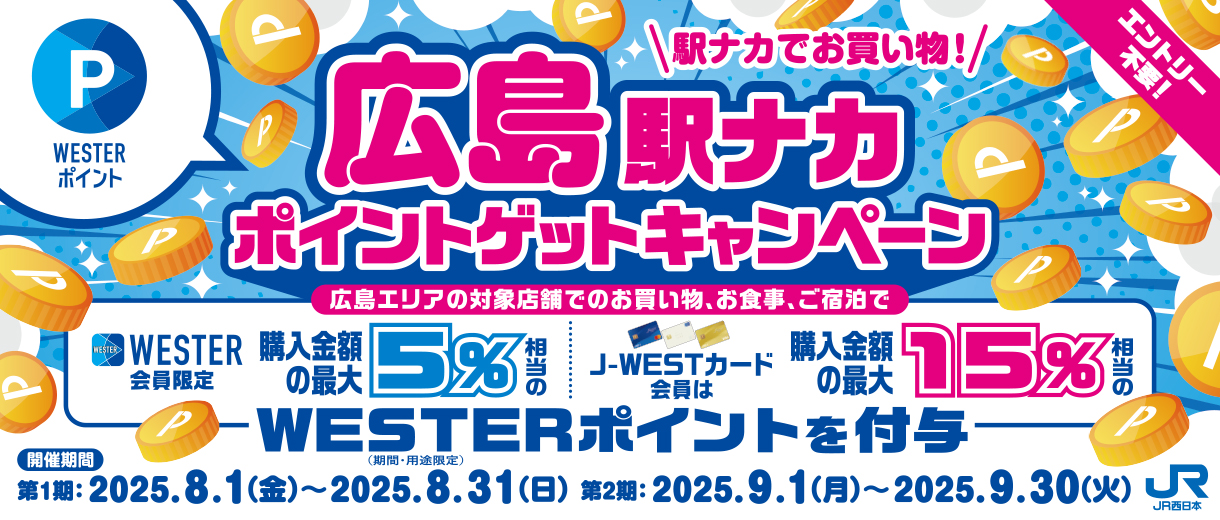 広島駅ナカ ポイントゲットキャンペーン