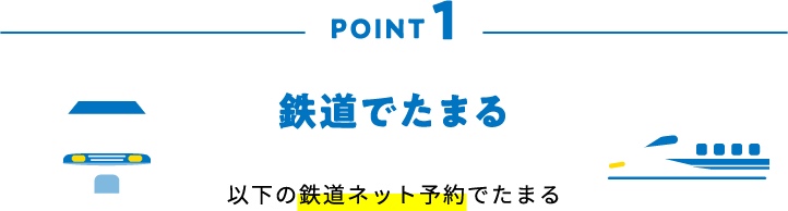 POINT1 鉄道でたまる